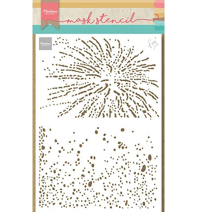 Marianne Design mask stencil PS8109 Tiny’s bubbles & sparkles bobler mm.