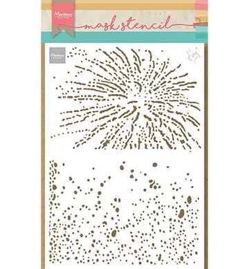 Marianne Design mask stencil PS8109 Tiny’s bubbles & sparkles bobler mm.