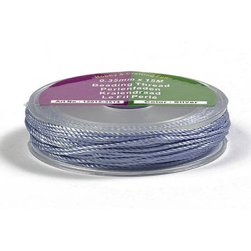 Perlesnor 0,35mm x 15m lavendelfarvet