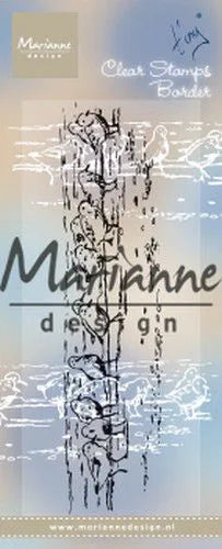 Marianne Design clearstamp – TC0875 – “Tiny’s Border: Ryler