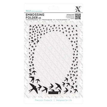 Xcut A5 Embossing Folder - svaler