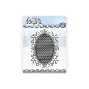 Amy Design - Awesome Winter - Winter Lace Oval - ADD10253