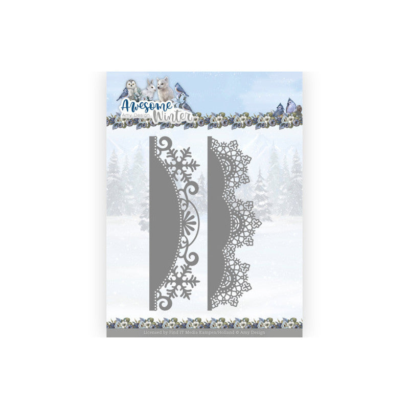 Amy Design - Awesome Winter - Winter Lace Border - ADD10255