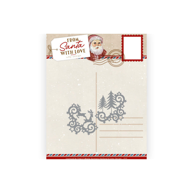 Amy Design - From Santa With Love - Reindeer Corners - ADD10282