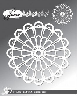 By Lene Die Cut/Emb, Doily-1