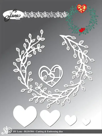 By Lene - Dies - BLD1504 - Wreath krans