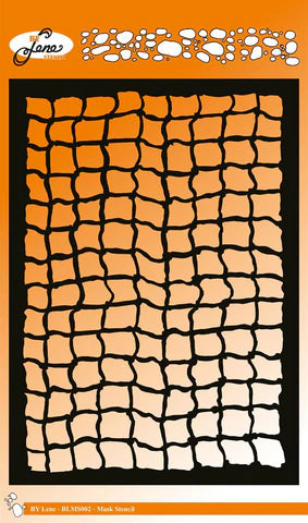 BY Lene Stencil "Grid" gitter BLMS002