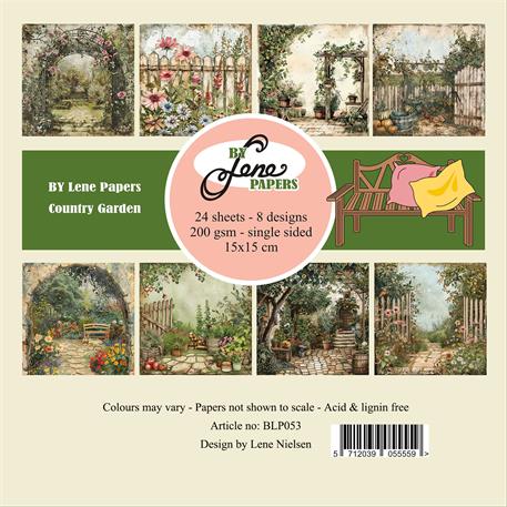 BY Lene Paperpad "Country Garden" BLP053