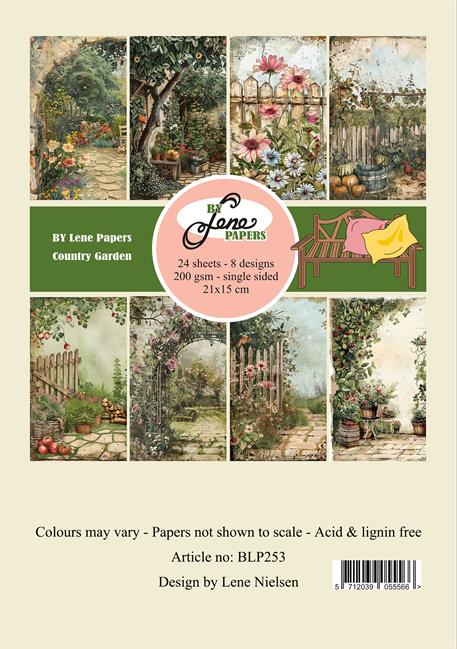 BY Lene Paperpad "Country Garden" BLP253