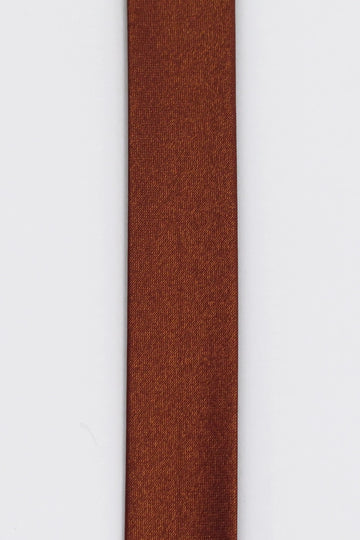 Skråbånd satin 20mm brun 450