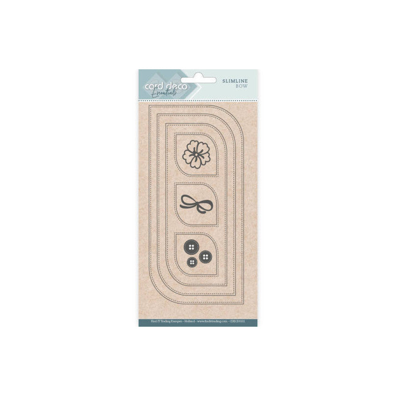 Card Deco Essentials - Slimline Bow - CDECD0102