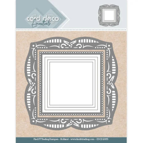 Card Deco Dies "Aperture dies - Holly Square"