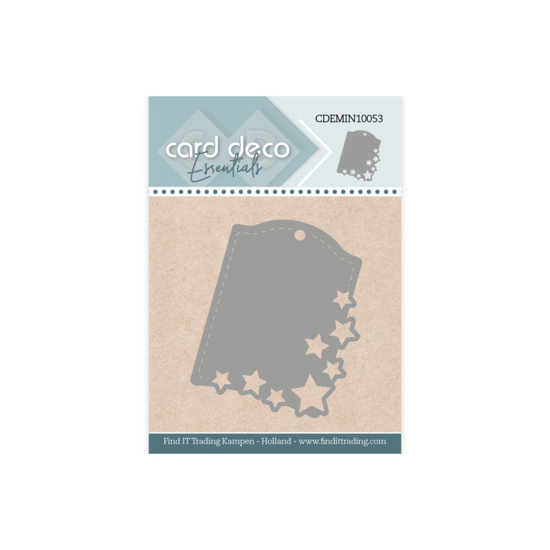 Card Deco Essentials - Mini Dies - Star Label - CDEMIN10053