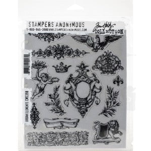 Tim Holtz Stampers Anonymous Cling Stamps Urbane elementer
