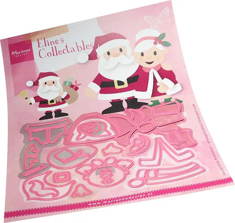 Marianne Design dies "Eline's Santa & Mrs Claus" COL1517