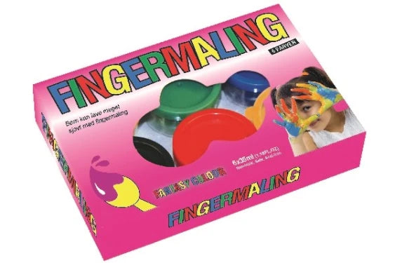 Fantasy Color Fingermaling 35ml 6 farver ass.