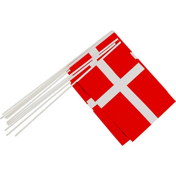 Flag papir på stang lille