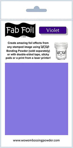 WOW Fab Foil Violet 1m x 10cm