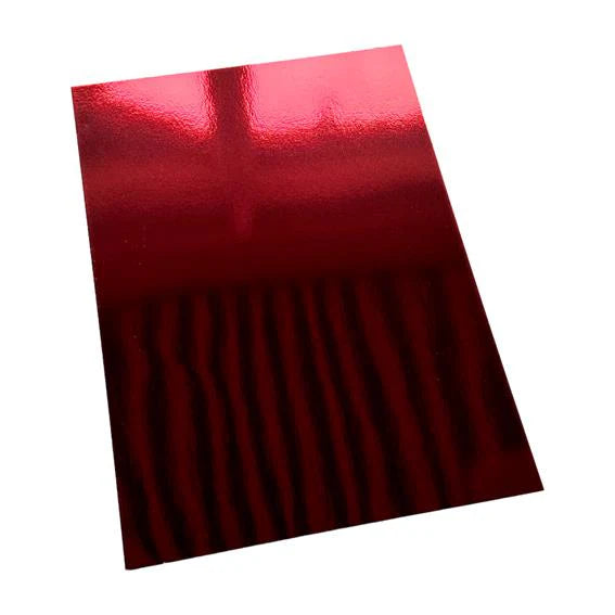 Paper Favourites Mirror Card Glossy "Ruby Red"