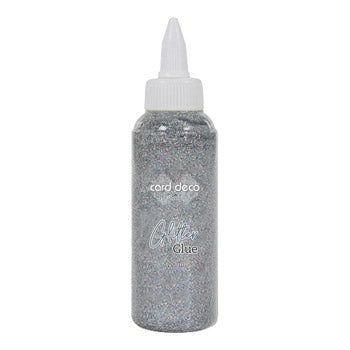 Glitterlim sølv 120ml