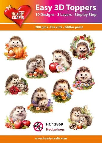 Easy 3D Toppers "Hedgehogs"