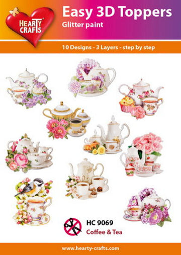 Easy 3D Toppers  coffee & tea