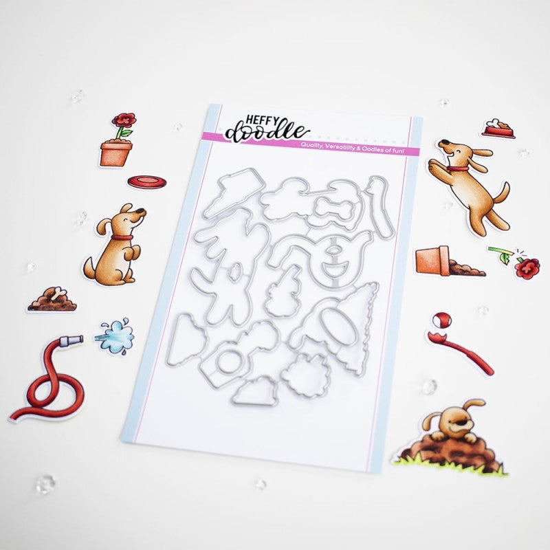 Heffy Doodle - Hot Diggity Dog Dies og stempler