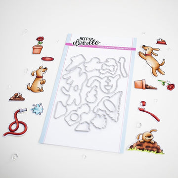Heffy Doodle - Hot Diggity Dog Dies og stempler