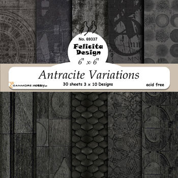 Design papir  Antracite Variations
