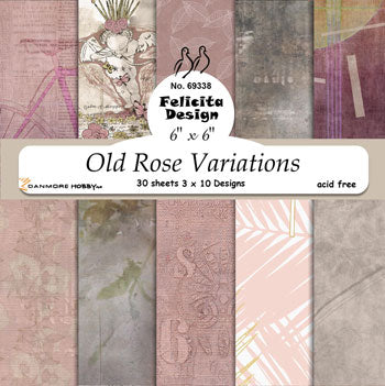 Design papir Old Rose Variations