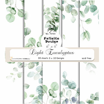 Designpapir  Light Eucalyptus