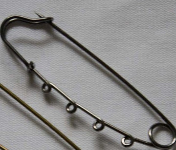 Kilt nål 8 cm