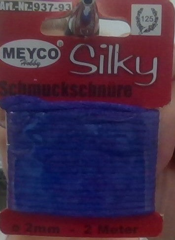 Meyco smykke snor silky lilla