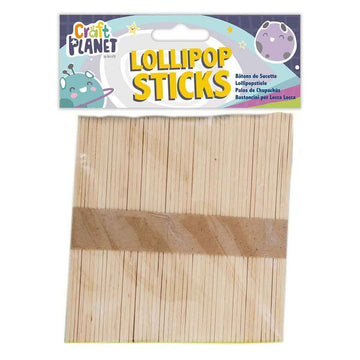 Is pinde/ lollipop pinde 50 stk fra Craft Planet
