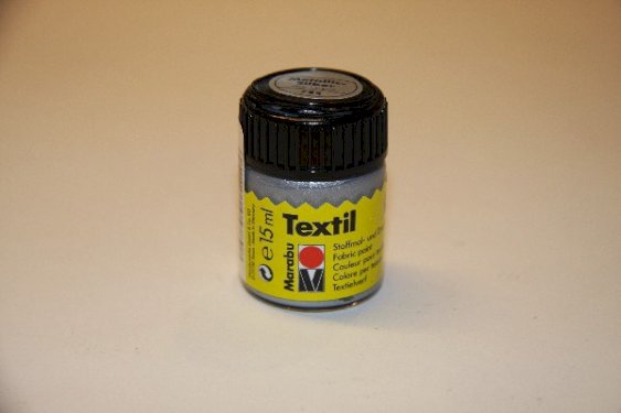 Marabu Textil 15ml 782 metallic sølv