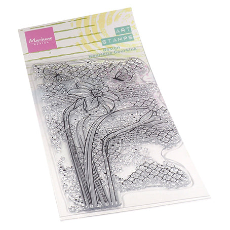 Marianne Design clear stamp påskelilje
