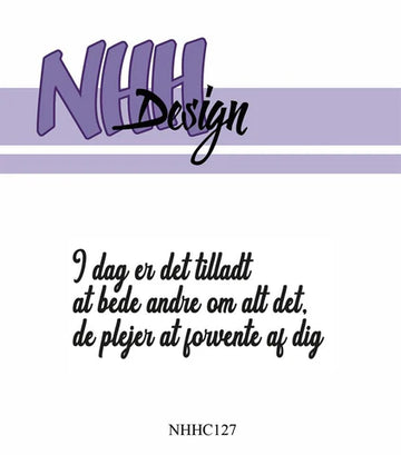 NHH Design Clearstamp 