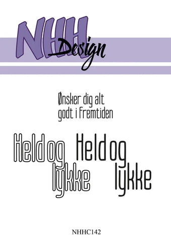 NHH Design Clearstamp "Danske tekster" NHHC142