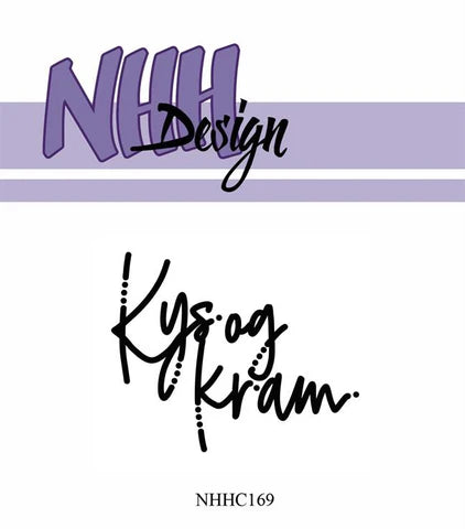 NHH Design Clearstamp "Priktekster - Kys og Kram" NHHC169