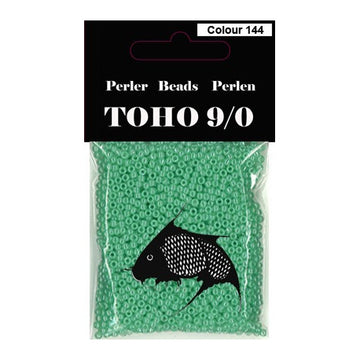 TOHO perler 9/0 farvenr. 144 grøn perlemor. 40g