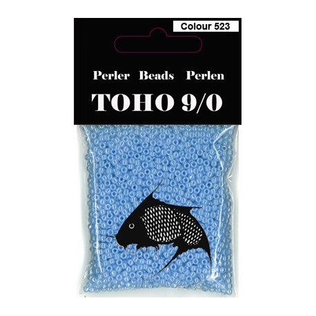 640065 TOHO perler 9/0 40gr farve 523 Lysblå perlemor