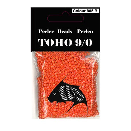 TOHO perler 9/0 farvenr 805B orange perlemor.