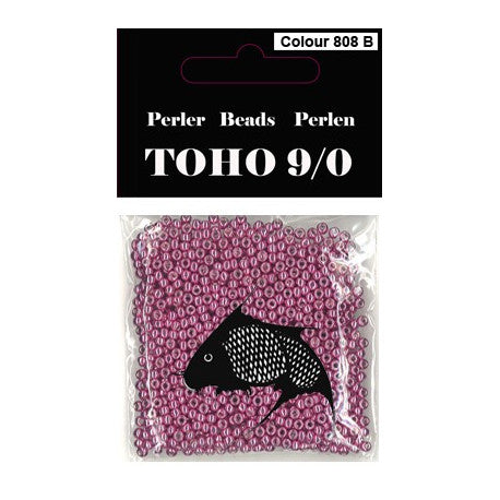TOHOI perler 9/0 farvenr 808B lys lilla metal 20g