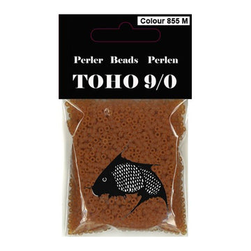 TOHO perler 9/0 farvenr 855M gylden/gul mat 40g