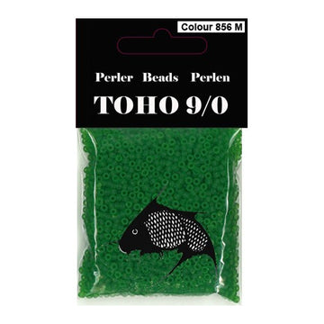 TOHO perler 9/0 farvenr 856M mat lys grøn 40g