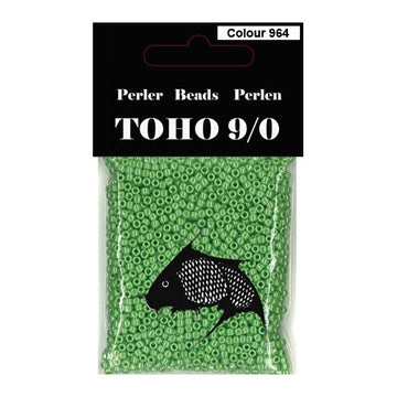 TOHO perler 9/0 farvenr 964 lys grøn perlemor 40g UDSOLGT