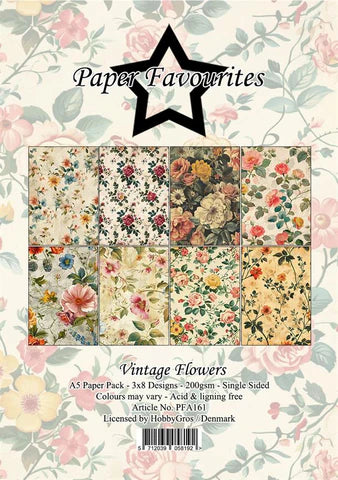 Vintage flowers  A5