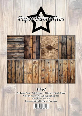Paper Favourites Paper Pack "Wood"