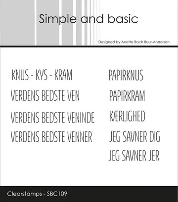 Simple and basic Clearstamp 