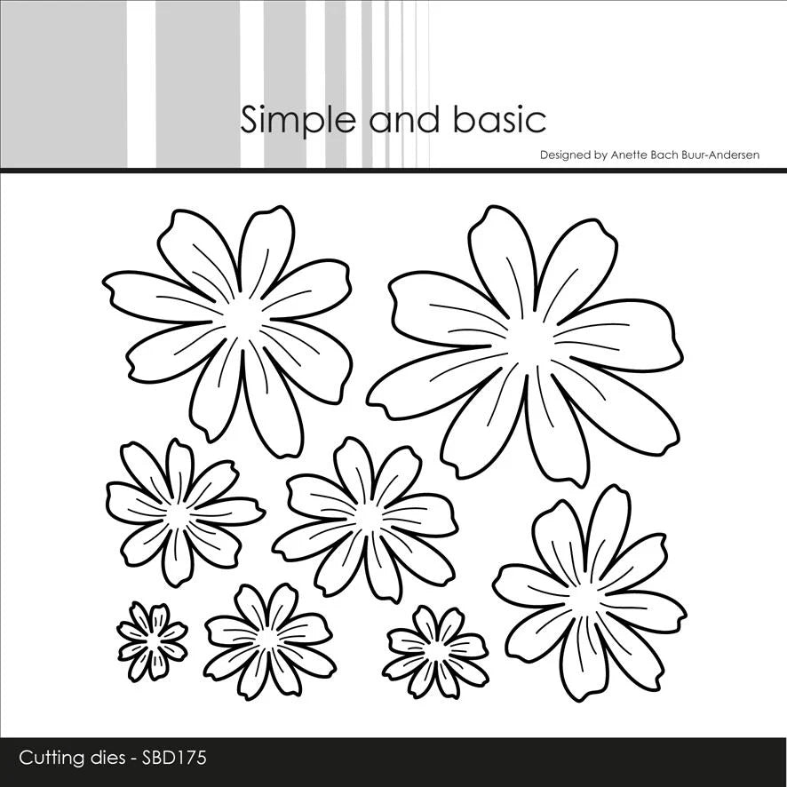 Simple and Basic - Die - Flowers / Blomster